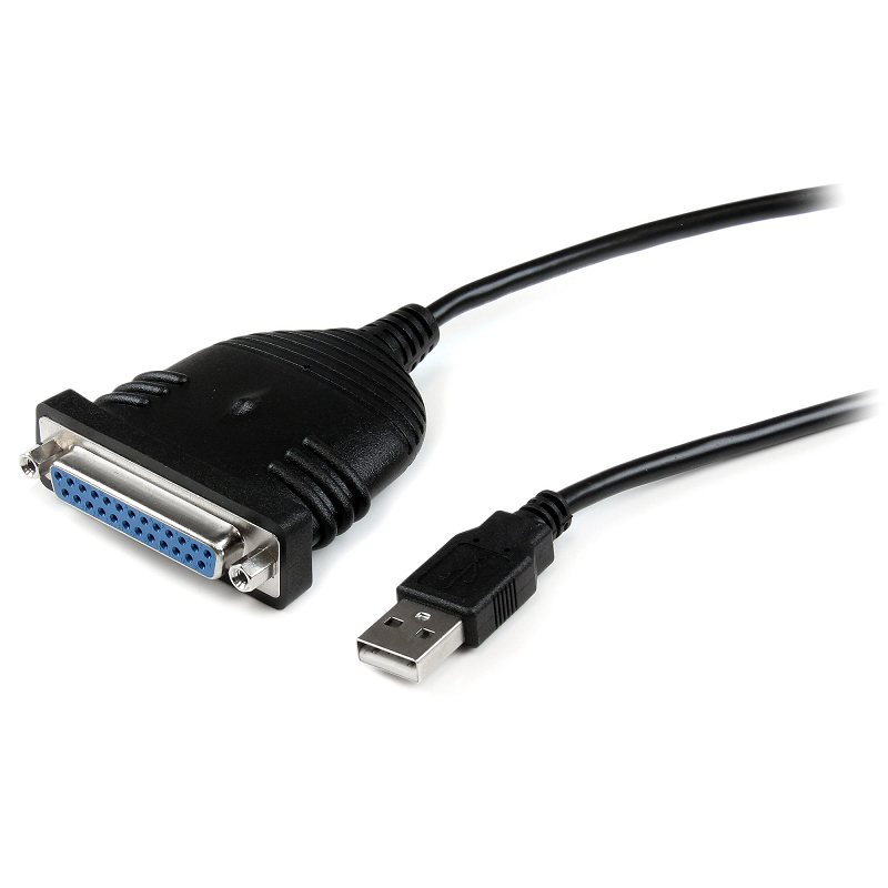 StarTech ICUSB1284D25 6 ft USB to DB25 Parallel Printer Adapter Cable - M/F
